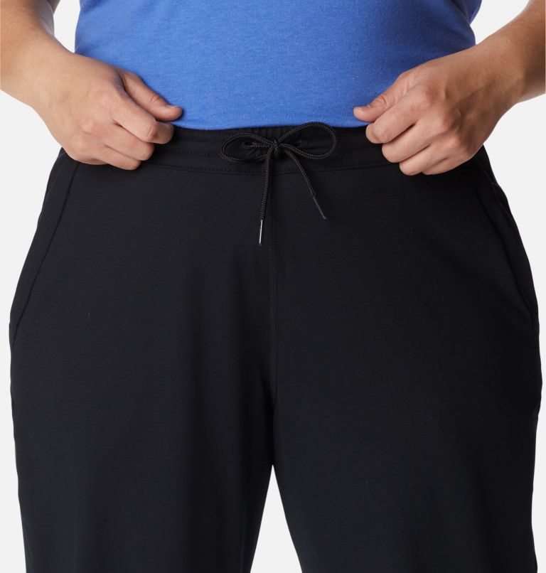 Women's Columbia Weekend Adventure Jogger Black | Plus Size CA-H4A63